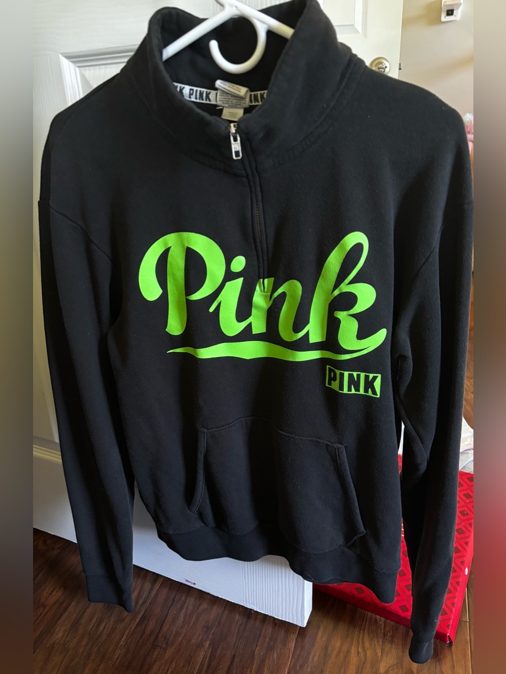 PINK quarter Zip Pullover